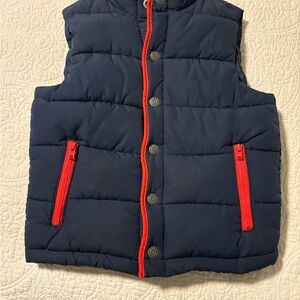 Janie and Jack Dark Blue Puffer Vest